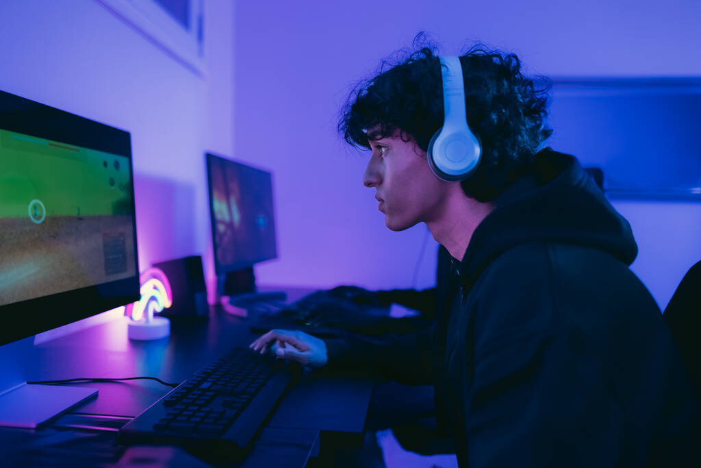 Young gamer
