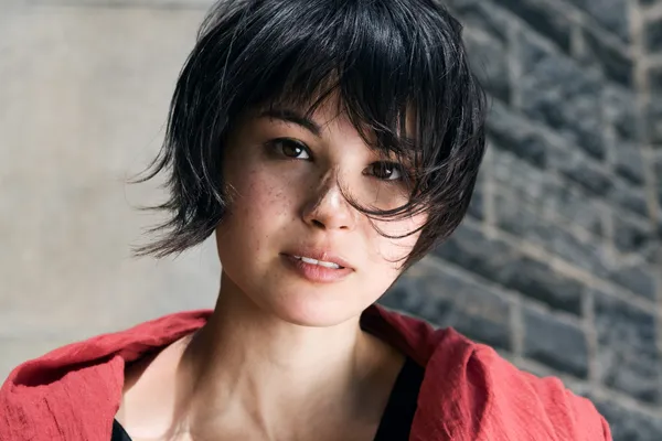 teen with pixie cut 