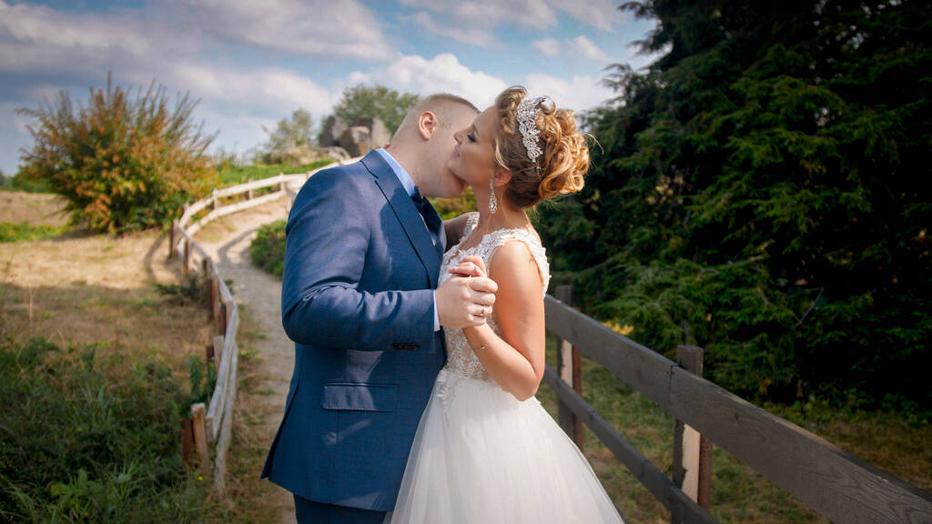 newly married couple