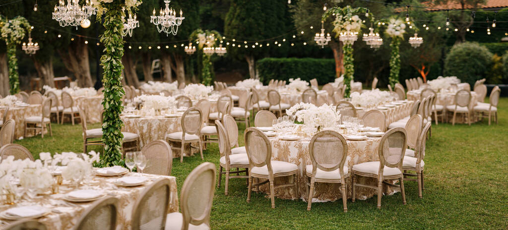 open-air wedding