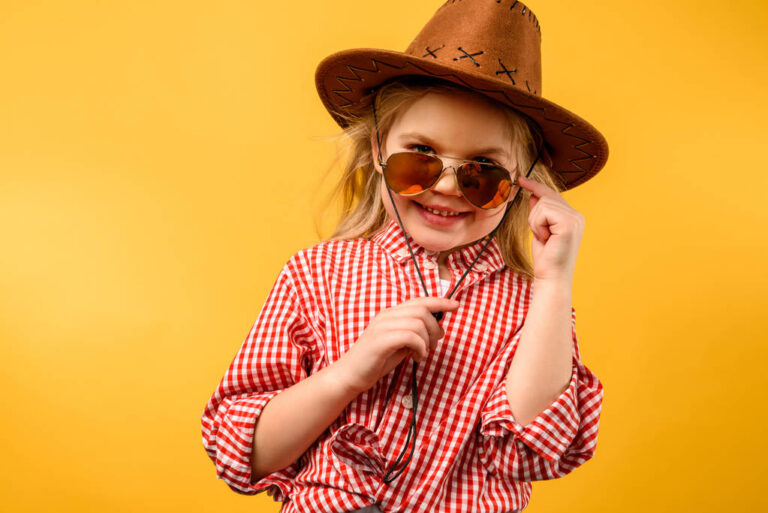 Stylish cowgirl