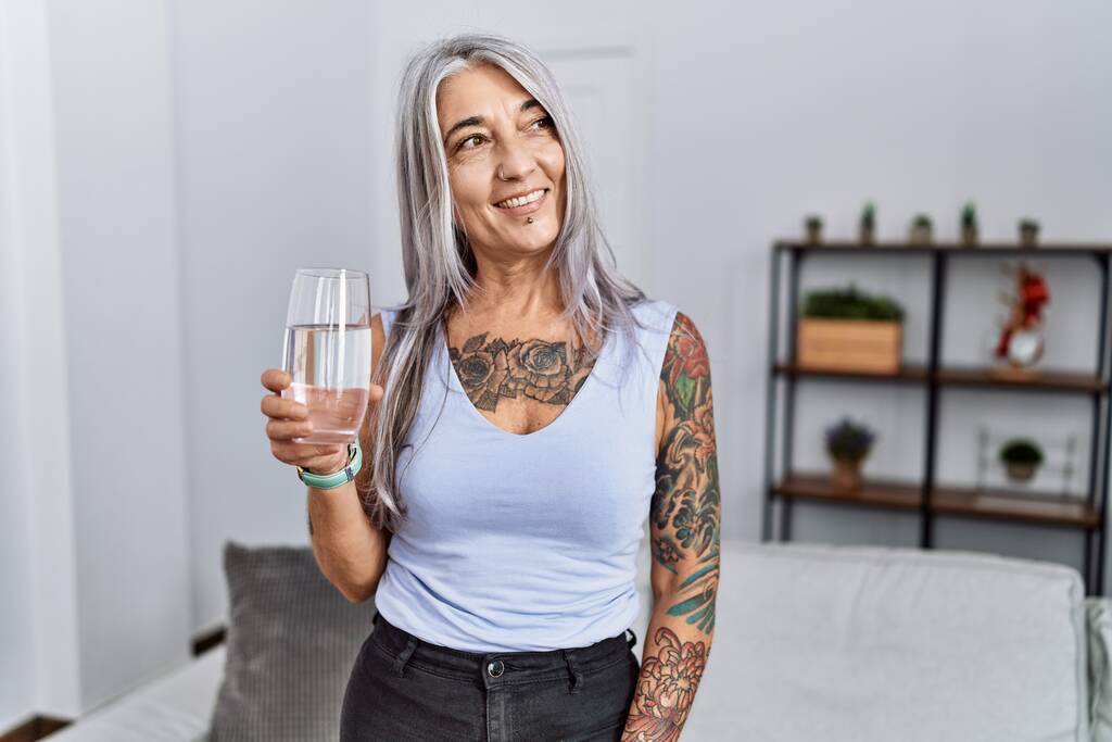 drinking water