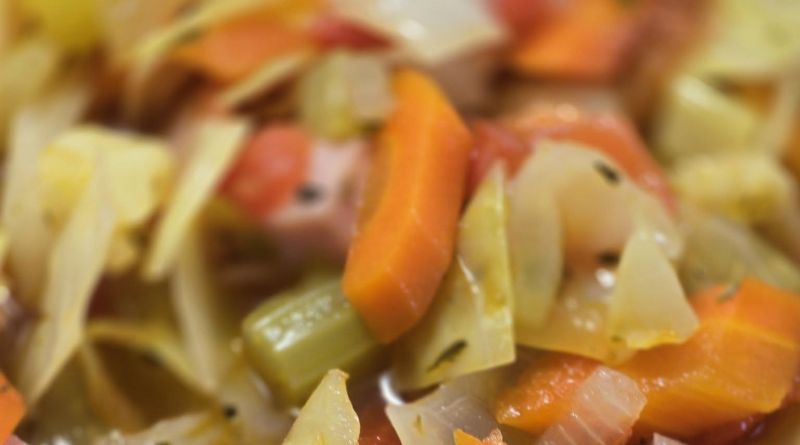 cabbage soup with ham