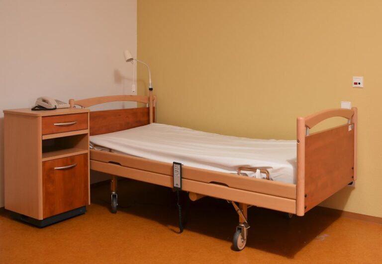 Empty room in a nursing home