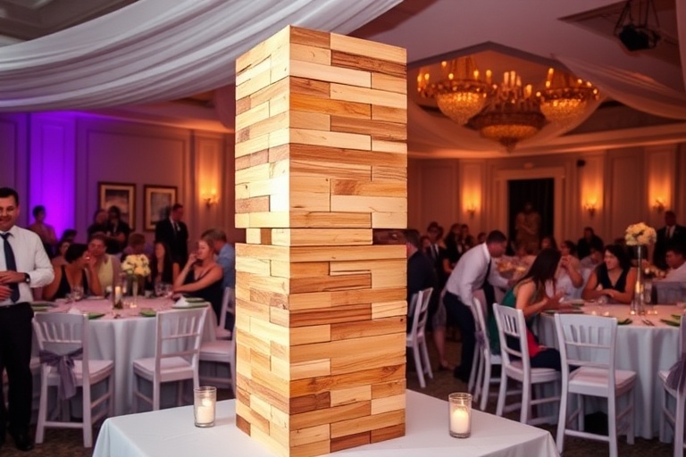 huge Jenga set