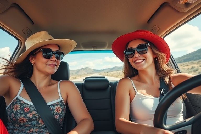 girl's road trip
