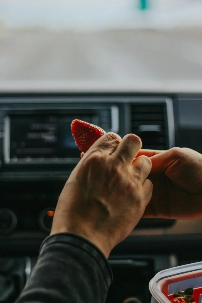Eating Strawberries