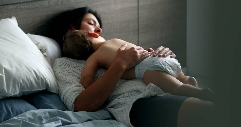 mom napping