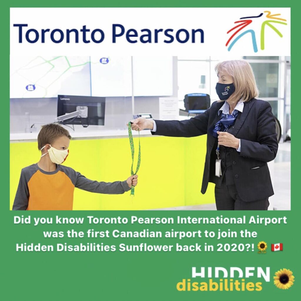 Hidden Disabilities Sunflower - Canada