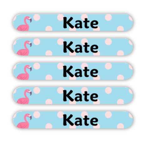 Waterproof name labels