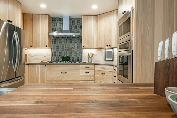 Butcher-block countertops