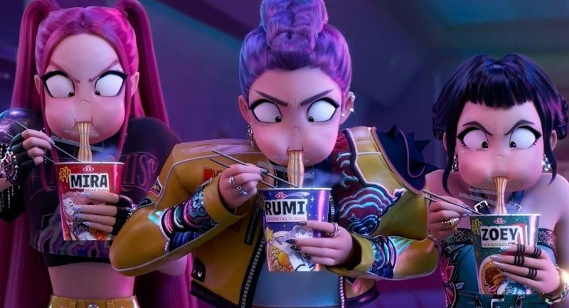 The K-Pop Demon Hunters Noodle Challenge: Childhood Burns The K-Pop Demon Hunters Noodle Challenge: Childhood Burns