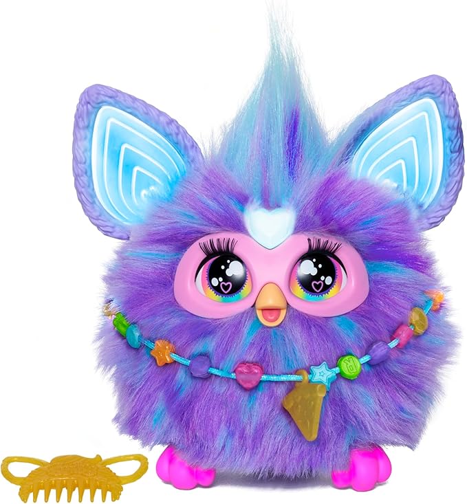 Furby Purple, 15 Fashion Accessories, Interactive Plush Toys