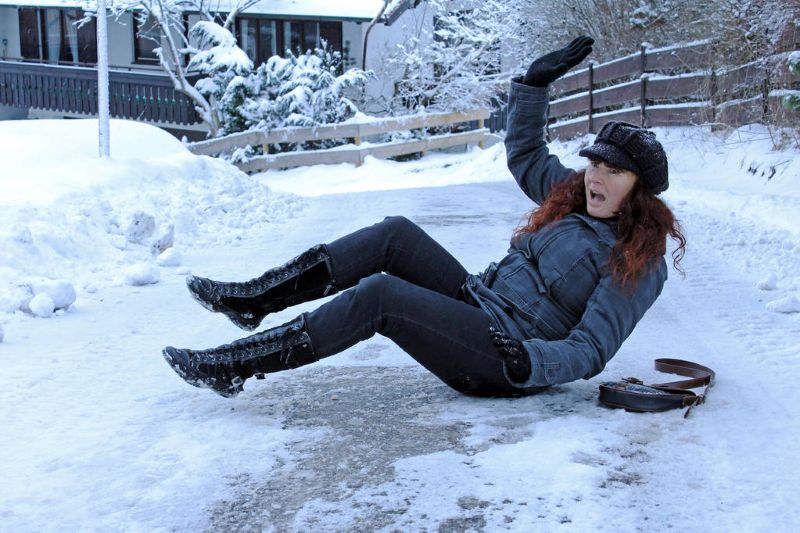 How to Avoid Winter Falls and Slips on Ice and Snow
