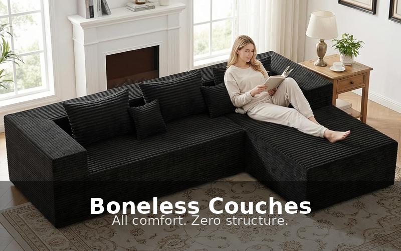 boneless couches