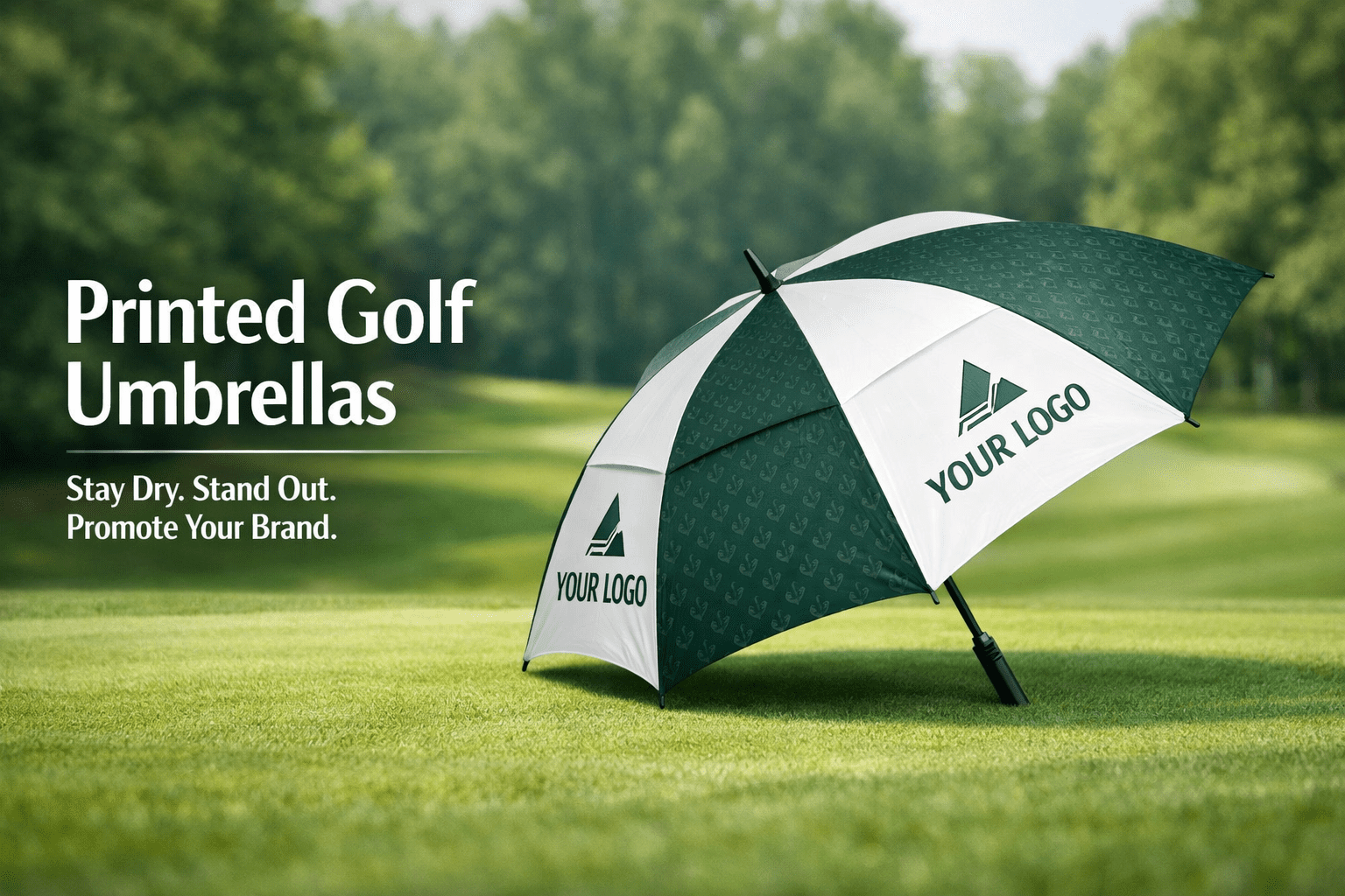 Printed Golf Umbrellas Printed Golf Umbrellas