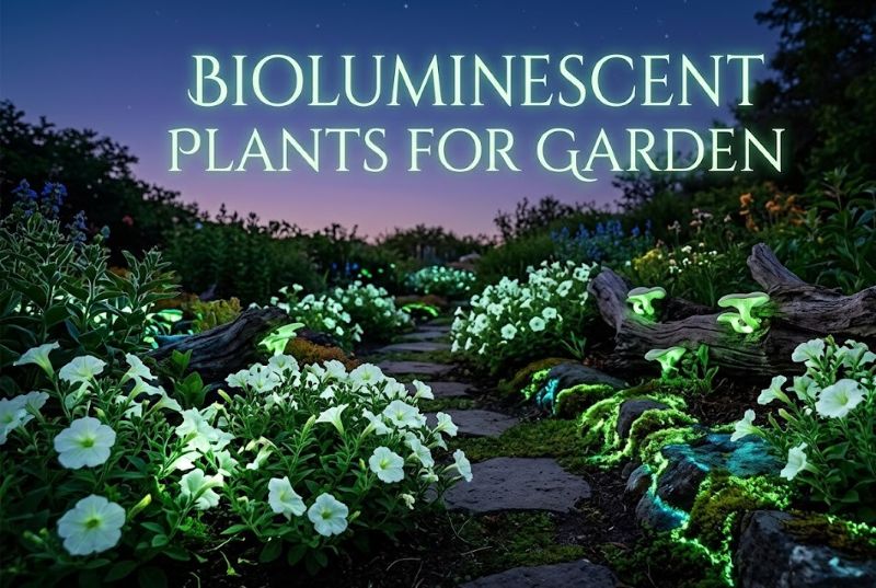 Bioluminescent Plants for Garden