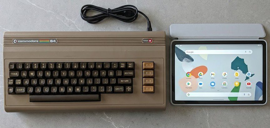 The future of tech on my desk: My high-end Google tablet, and the mechanical keyboard I buried in the attic that my grandson now calls 'vintage gold.' The 2026 Retro-Computing Boom is about rediscovering what we lost.