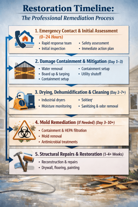 Restoration Timeline