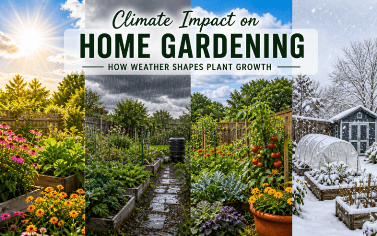 Climate Impact on Home Gardening: Grow Smarter