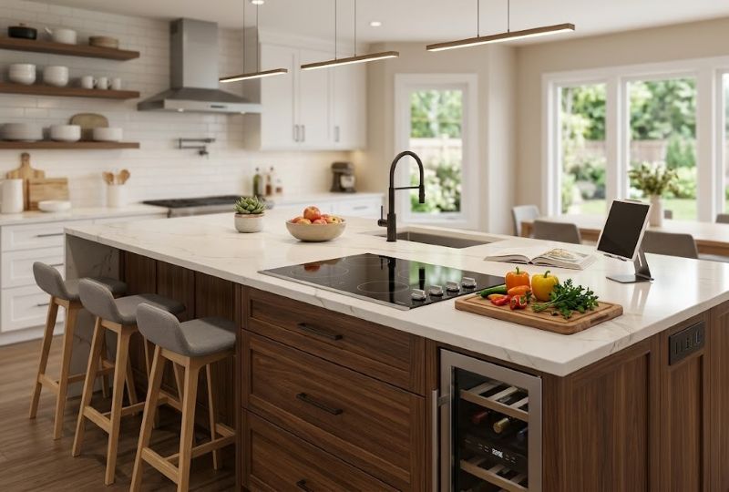 multifunctional kitchen island