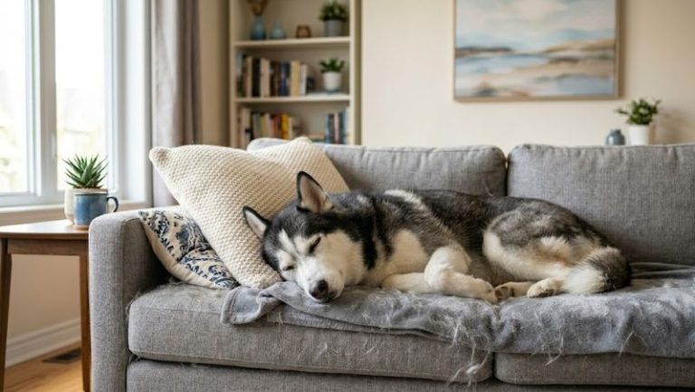 how to remove pet hair from couch