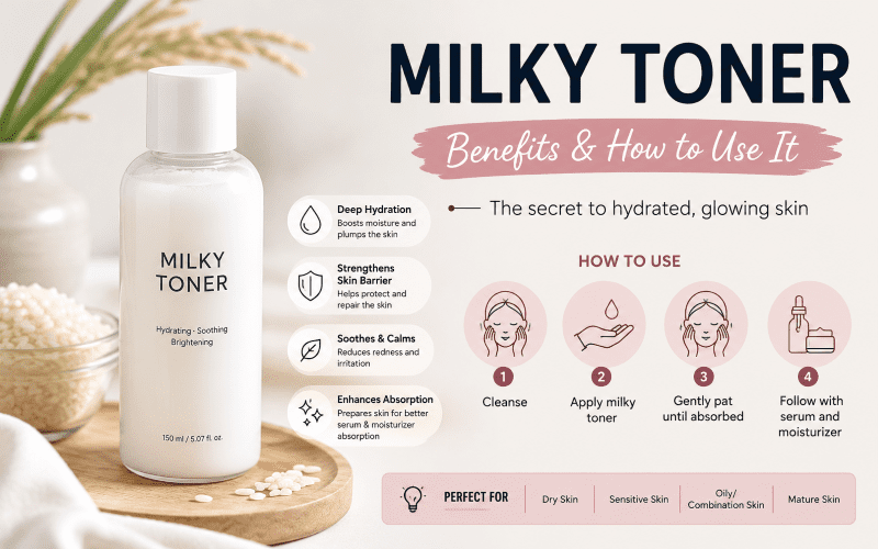What Is Milky Toner? Benefits & How to Use It What Is Milky Toner? Benefits & How to Use It