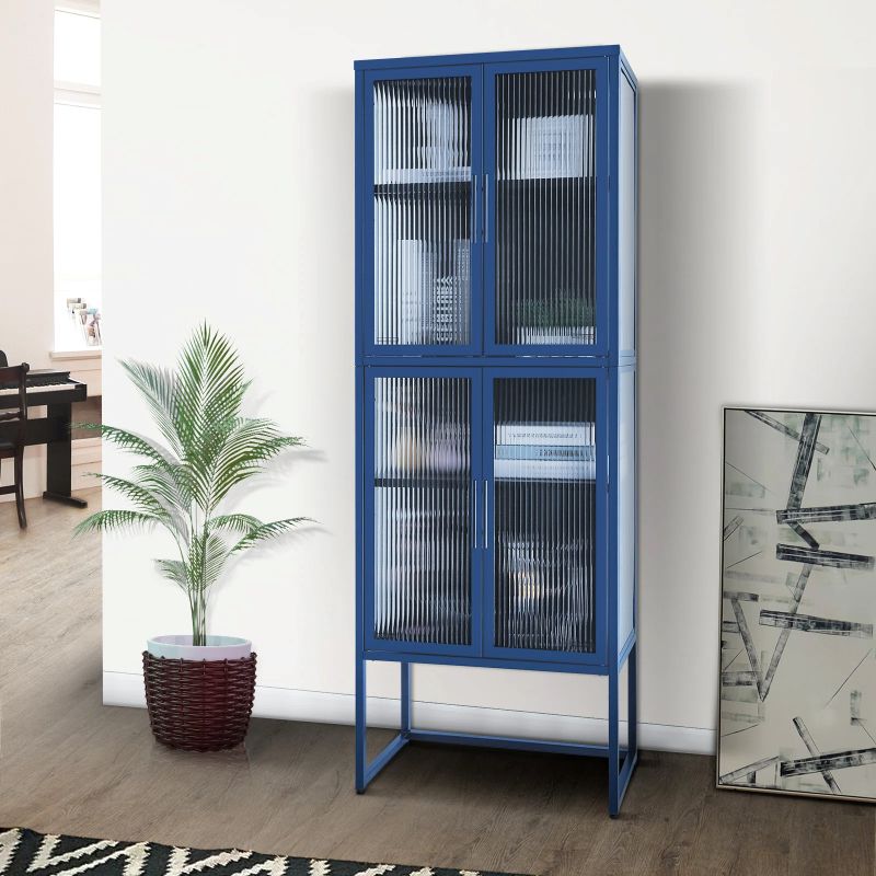 Fluted Glass Cabinet Fluted Glass Cabinet