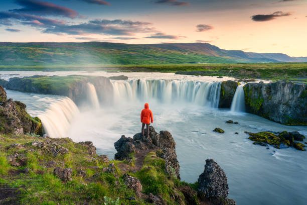 Iceland waterfall solo travel destination