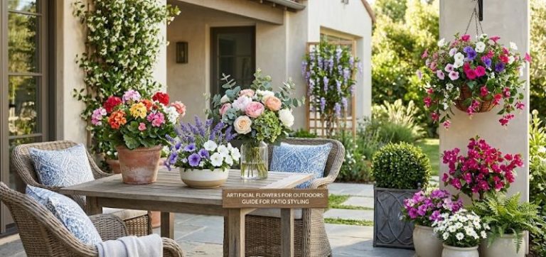 Artificial Flowers for Outdoors: Decorative Solutions Guide for Patio Styling