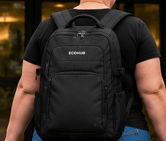 A Practical Everyday Travel Backpack: ECOHUB 17"