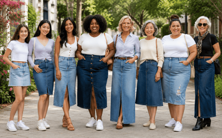 The Best Jean Skirts for Women: Styles for Every Body Type