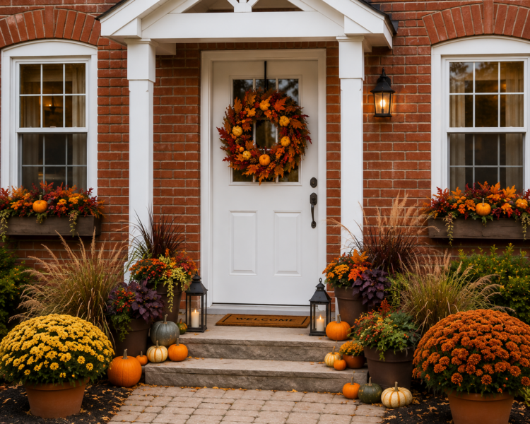 Start With a Fall Inspired Front Door