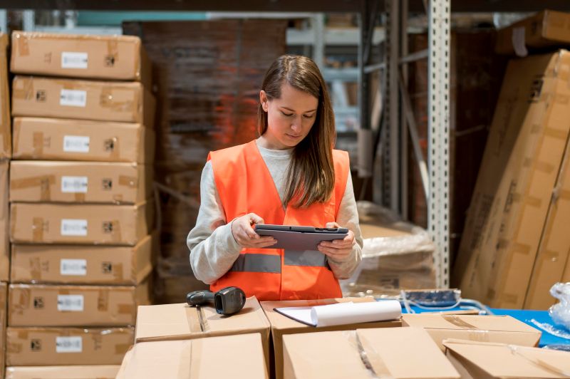 medium shot woman with tablet Machine Learning for Small Business: A Practical Guide