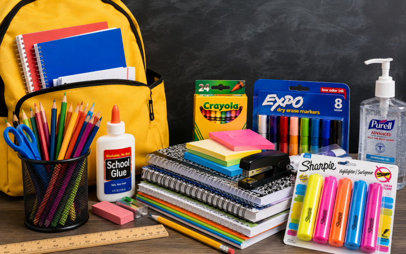 Back to School supplies
