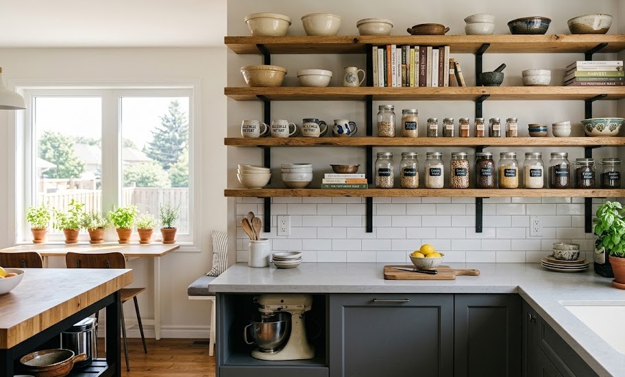 Why Homeowners Love Open Shelves