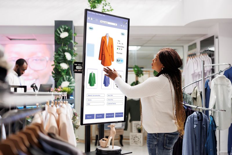 woman buyer selecting clothes board Everyday Ways Machine Learning Helps Small Businesses