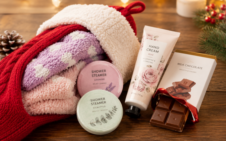 Fuzzy socks Easy Stocking Stuffer Ideas