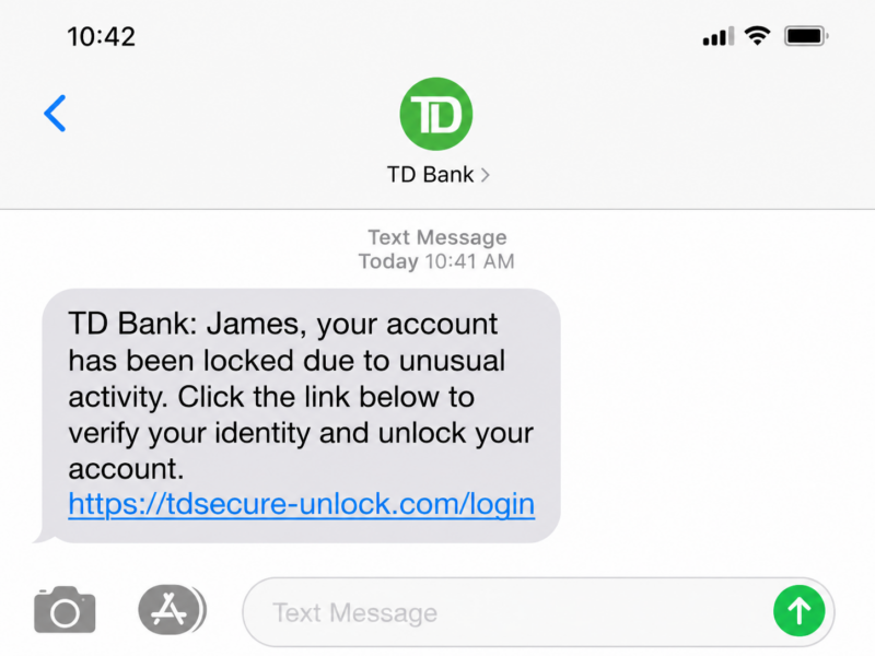 How to spot a fake bank text How to spot a fake bank text
