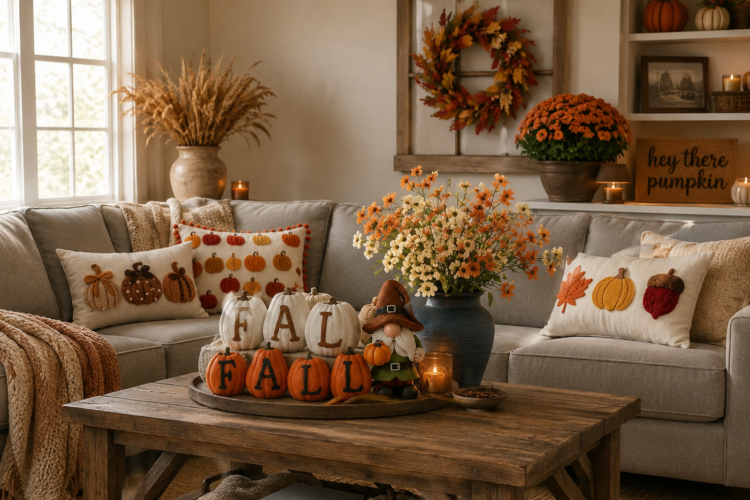 Cozy Farmhouse Fall Living Room Cozy Farmhouse Fall Living Room