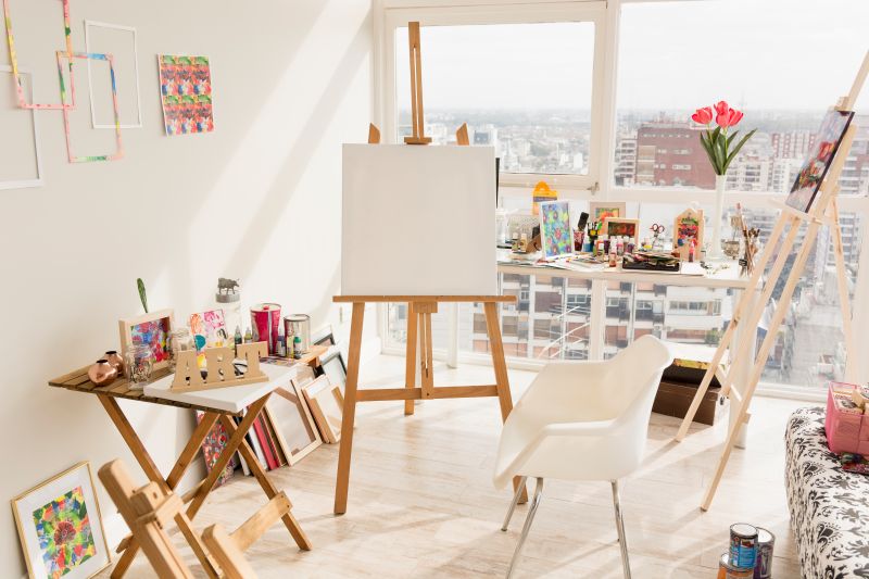 modern art studio composition Design Tips For Creating The Ultimate Hobby Space
