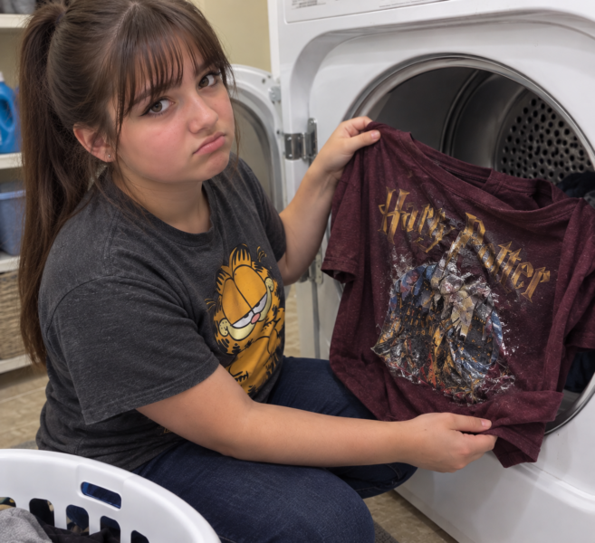How to Stop Graphic T-Shirts From Sticking in the Dryer How to Stop Graphic T-Shirts From Sticking in the Dryer