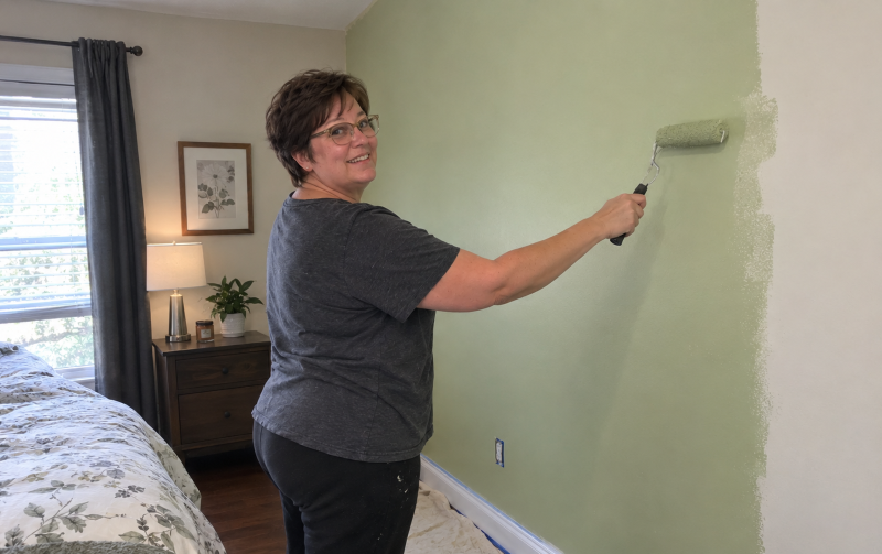 Sherwin Williams paint can celery