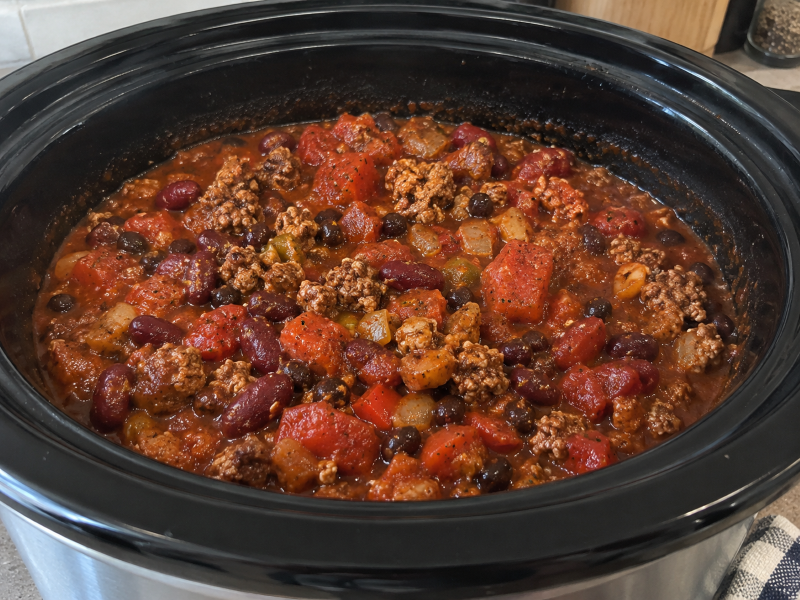 Slow-Cooker Chili for Comfort and Convenience