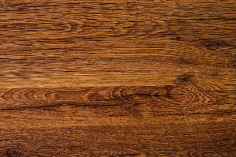 Wood finishes on natural wood furniture in a home interior.